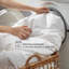 Édredon en duvet d'oie blanche 100% coton-116194386