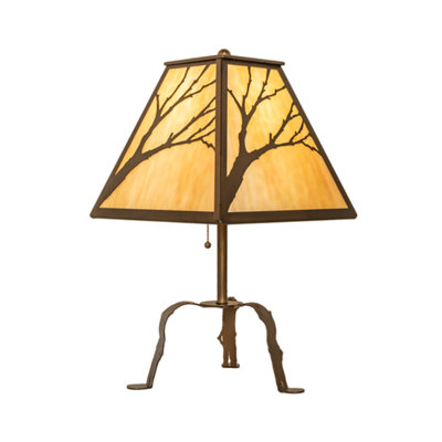 Rustic Lodge Tripod Table Lamp