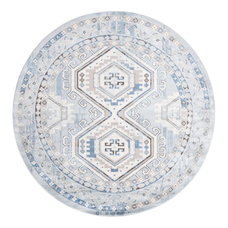 Charlotte Oriental Indoor Rug, Round 7'10"