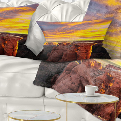 Landscape Reversible Throw Pillow