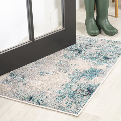 Tapis crème / bleu Lasley