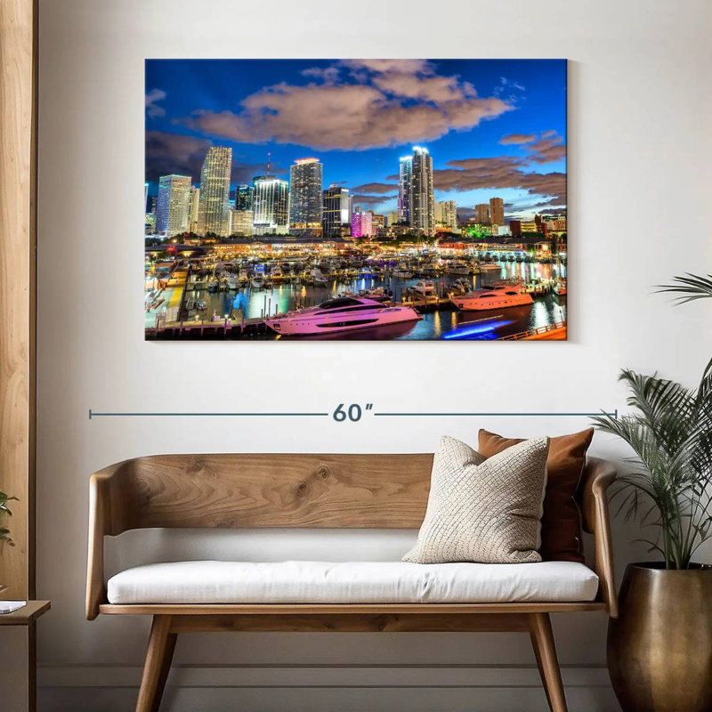 Kavia, centre-ville de Miami, Floride, H 32 po x l 48 po