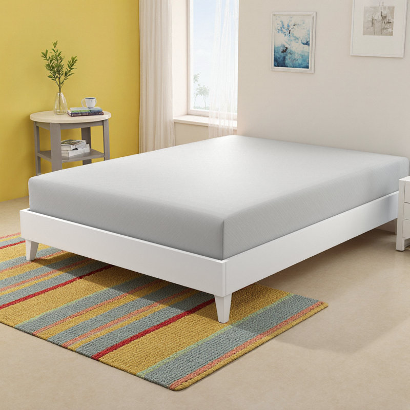 Matelas simple ferme de 10 pouces dans une boîte - Mousse à mémoire de forme gélifiée et mélange de mousse de polyuréthane pour un transfert de mouvement faible et un sommeil frais