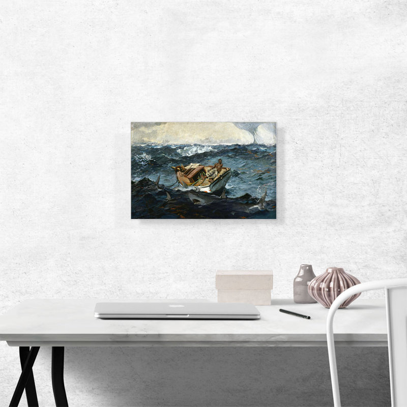 «The Gulf Stream 1899» par Winslow Homer, reproduction d'art sur toile tendue, H 12 po x l 18 po x 1,5 po