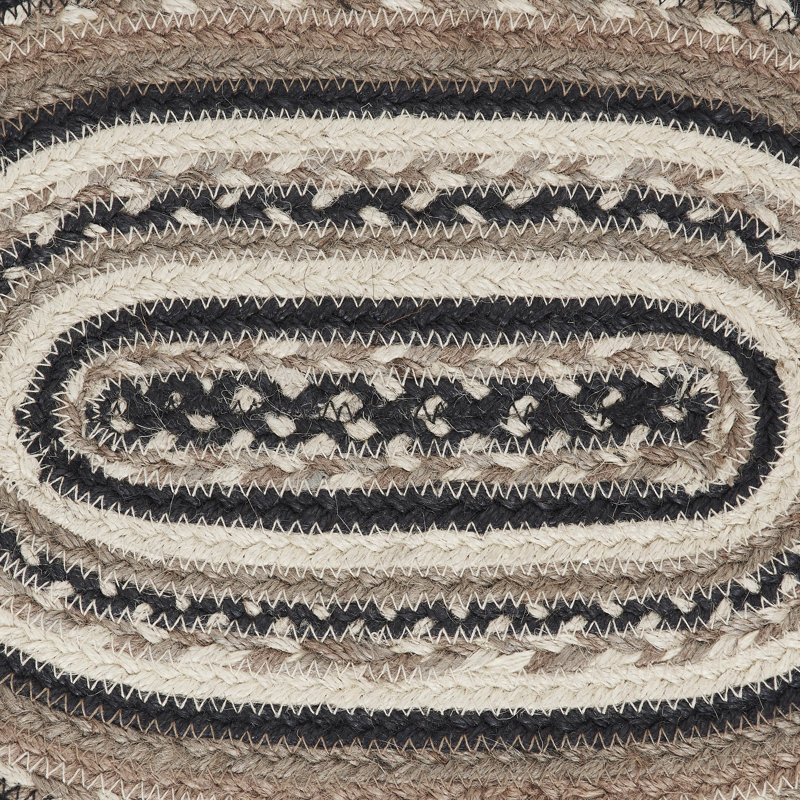 Sawyer Mill Jute Geometric Oval Placemat