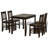 Dining Table and Chair Dining Set Dinner Table with 4 Chairs-885480504