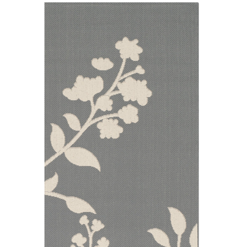 Tapis performance à motif floral Herefordshire, Rectangle 2 pi x 3 pi 7 po