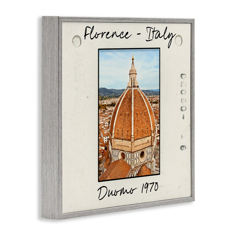 Florence, Italie, vue de voyage, estampe numérique, design par Val Rhodes, Estampe numérique Farmhouse, H 12 po x l 12 po