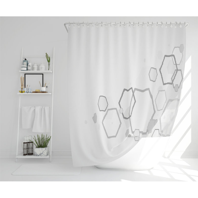Dimitrie Polyester Shower Curtain Set