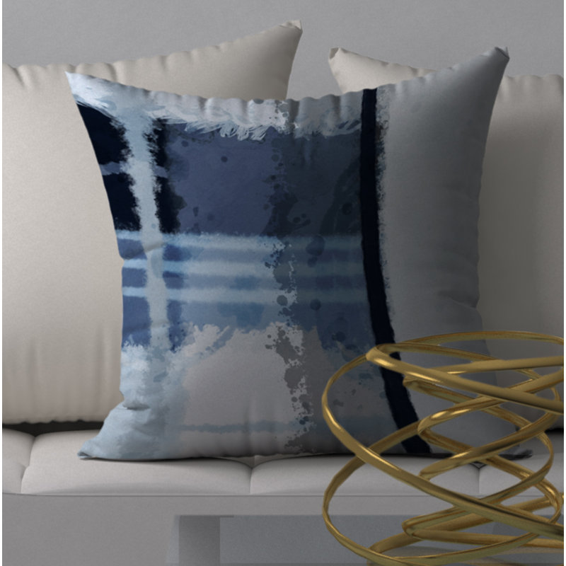 Housse de coussin décorative carrée succulente, H 18 po x l 18 po