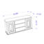 Buffet gris foncé ARIYA