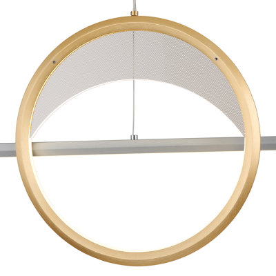 1 - Light Silver LED Pendant