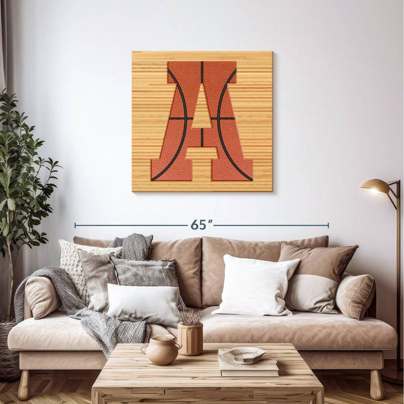 Lettre Tergel Basketball, H 36 po x l 36 po