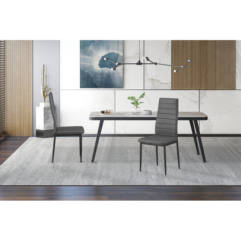 Dining Chair set of 4, Grey