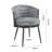 Christopher Knight Home 23" W x 23.6" D x 29.1" H Metal and Rope Set of 2 Outdoor Dining Chairs