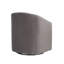 Fauteuil demi-tonneau pivotant en velours Biatris -86783393