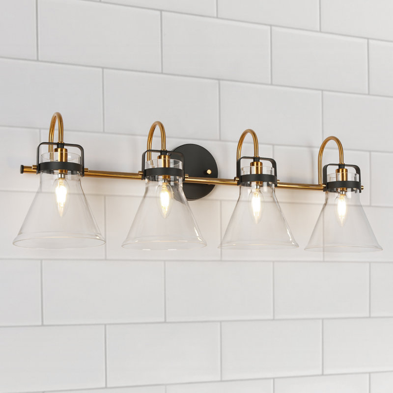 Elsa Dimmable Gold Vanity Light, 4