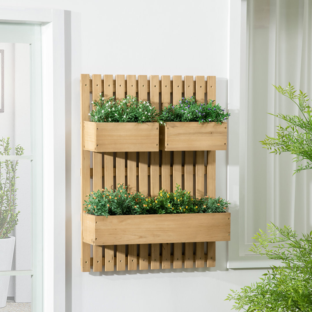 Arlillian Wood Wall Planter