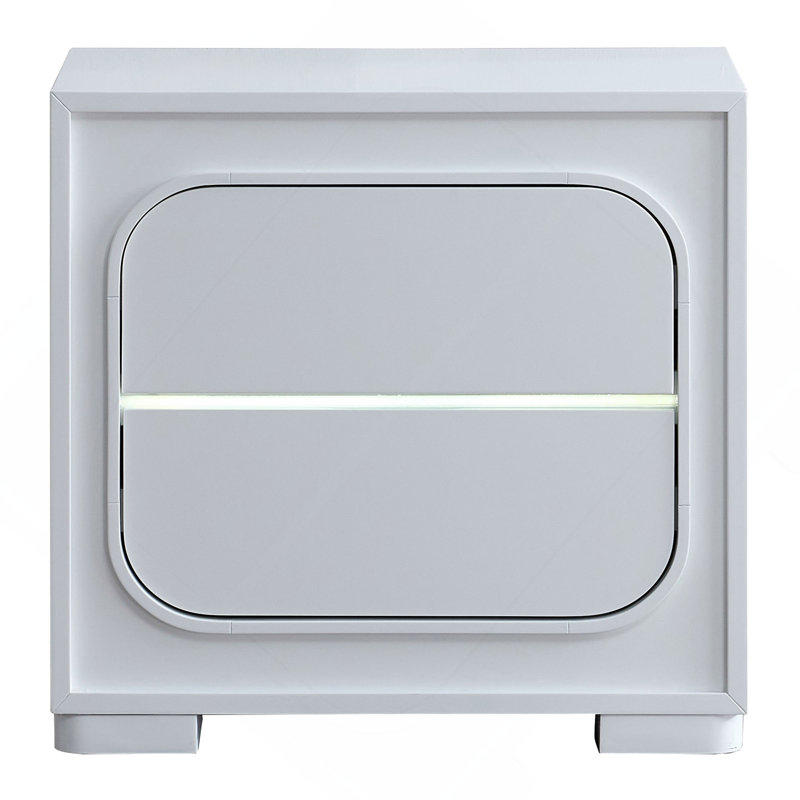 Milan NIGHTSTAND , White