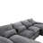 Modern Large Chenille Fabric U-Shape Sectional Sofa-87184083