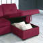 Canapé-lit réversible en soie de 91 po de largeur et chaise longue-67816709