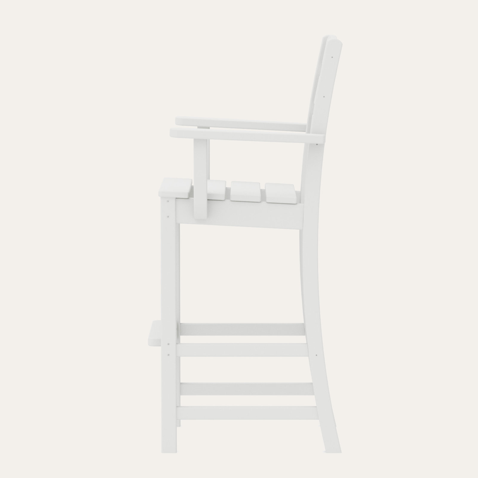 Lakeside Bar Arm Chair, White