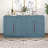 Hilaire 4-Door Sideboard Buffet Cabinet with Adjustable Shelves, Large Storage Space and Silver Handles - Ideal for Kitchen, Dining Room and Living Room-1992738335
