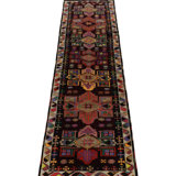 One-of-a-Kind 3'1" X 11'10" Hand Knotted Area Rug