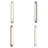 28-Inch Brushed Nickel Integrated LED Bathroom Vanity Light Strip, Ceiling Mount, Three Color Temperatures