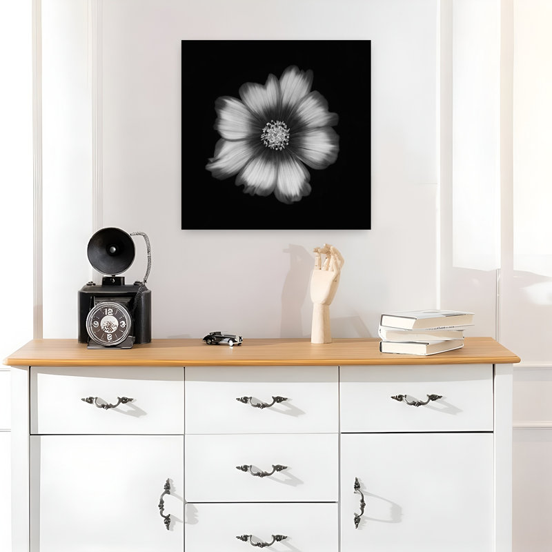 Contemporary Art Contemporary Flower Art, 18" H x 18" W