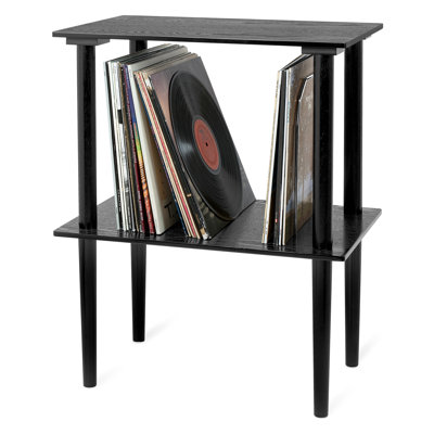 Wooden Record Multimedia Shelf by Winston Porter