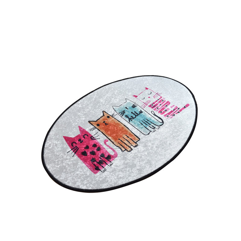 Tapis durable, 100% polyester, hauteur des poils de 0,4 po | Antibactérien, antidérapant, dessous lavable à la machine | Parfait pour le salon, la chambre à coucher et les endroits très passants, facile d'entretien et design élégant