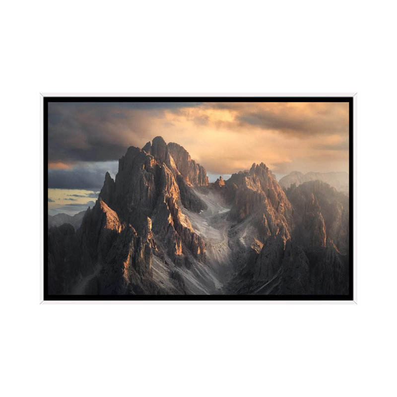 Light On The Path by Andrey Omelyanchuk - Print on Canvas, White Floater Frame, 66.04 cm H x 45.72 cm W