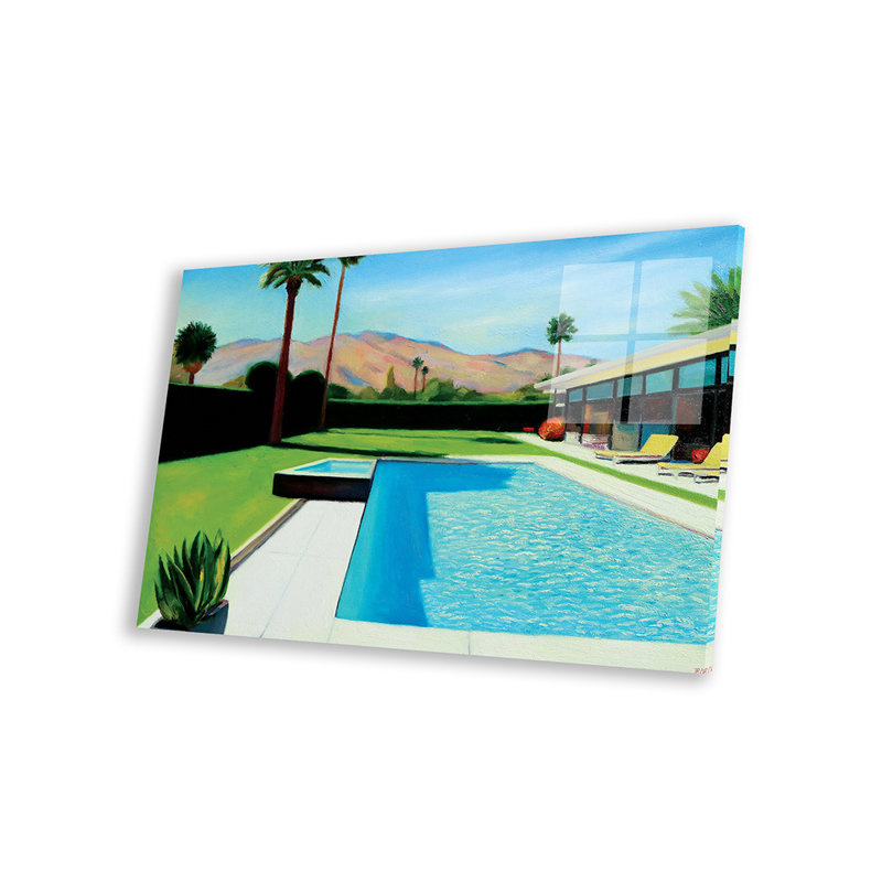 «Palm Springs London» par Ieva Baklane - impression sans cadre, H 16 po x l 24 po x P 0,25 po