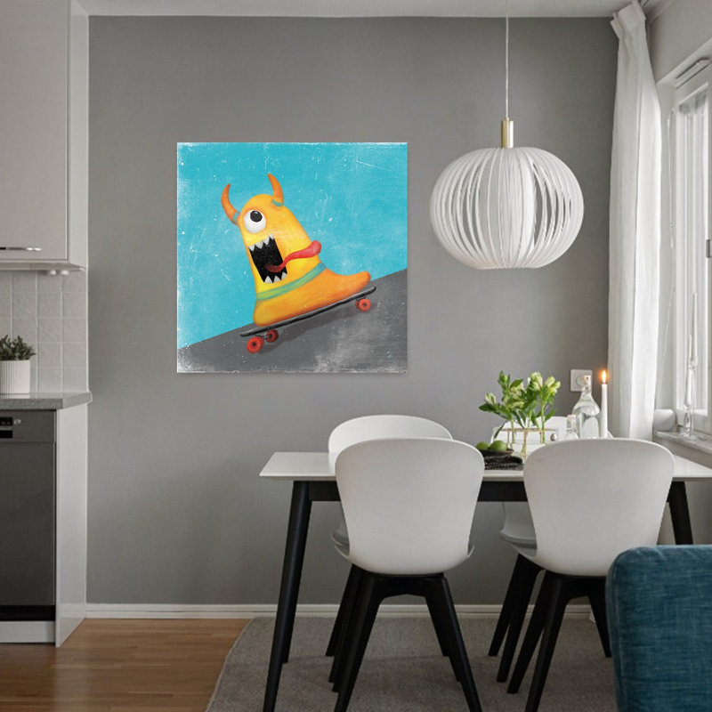 Art contemporain fantaisiste Xtreme Monsters IV, H 32 po x l 32 po