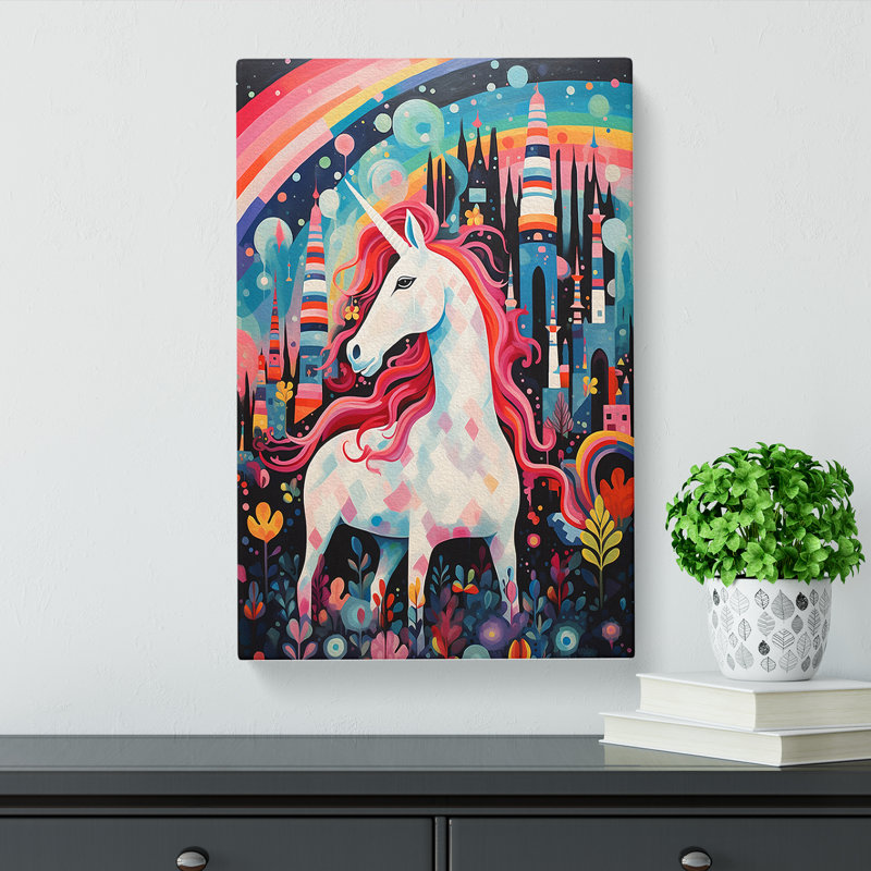 Unicorn Constructivism - Print, 76cm H x 50cm W x 3cm D