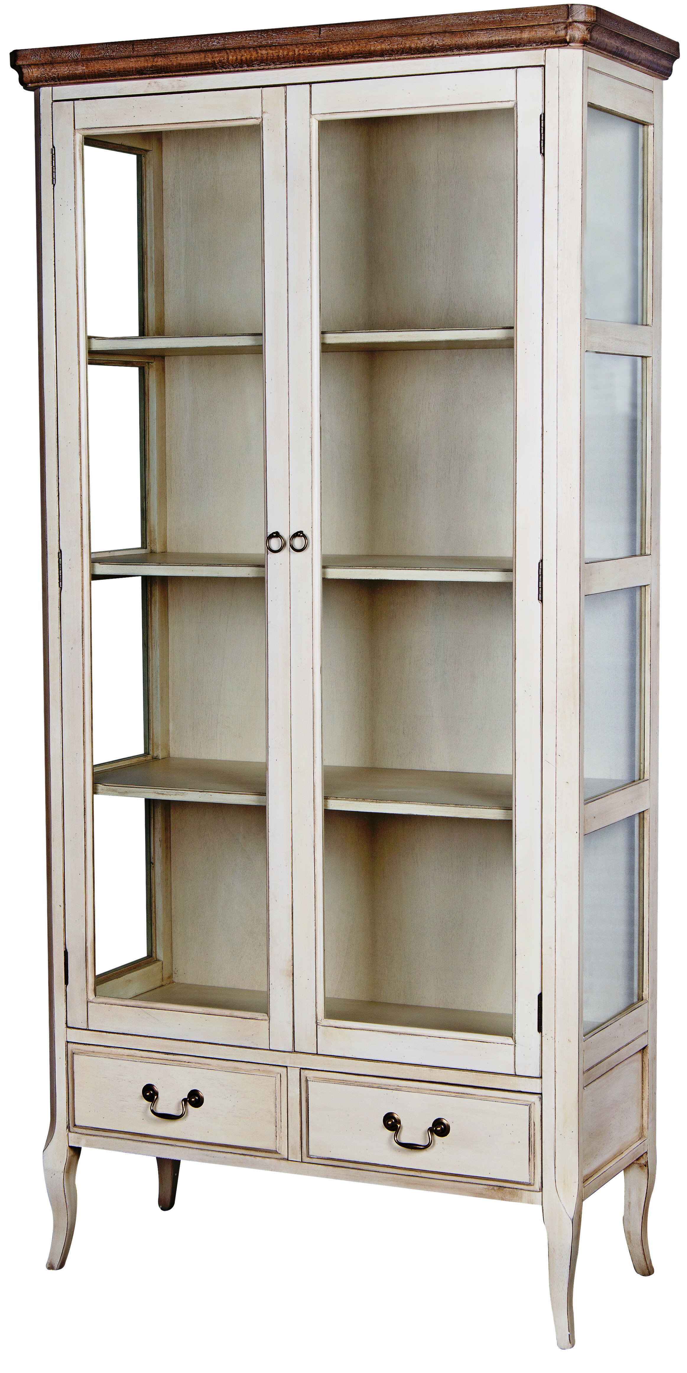 Brass on sale china cabinet