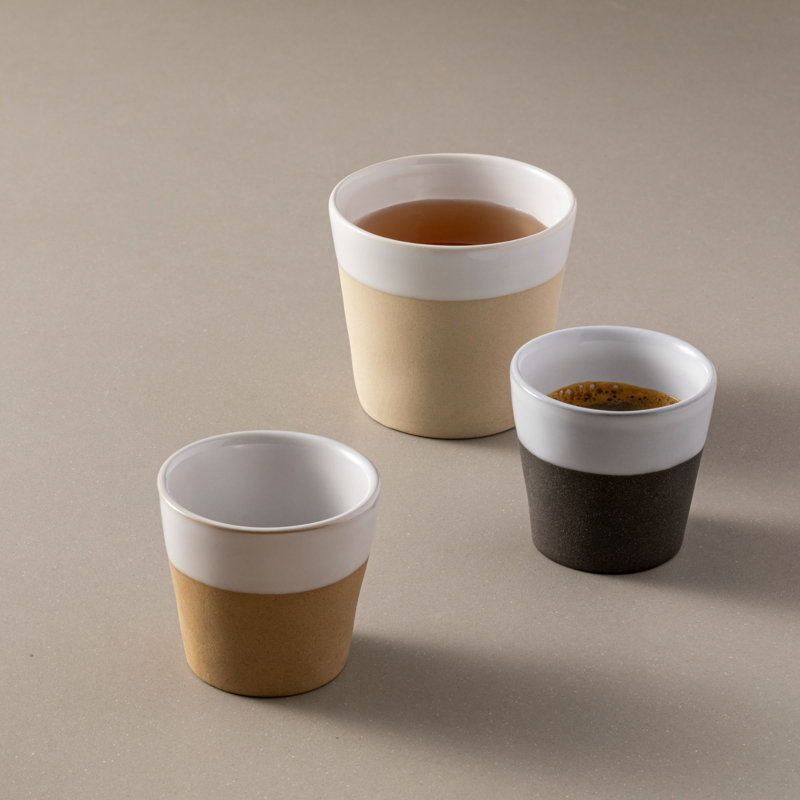 Grespresso Ecogre Stoneware Espresso Cup, Latitude Black