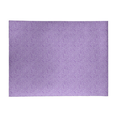 Tapis de zone mauve floral ditsy