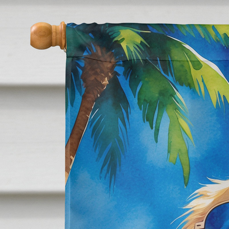 Drapeau de la maison esquimau américain, Golden retriever