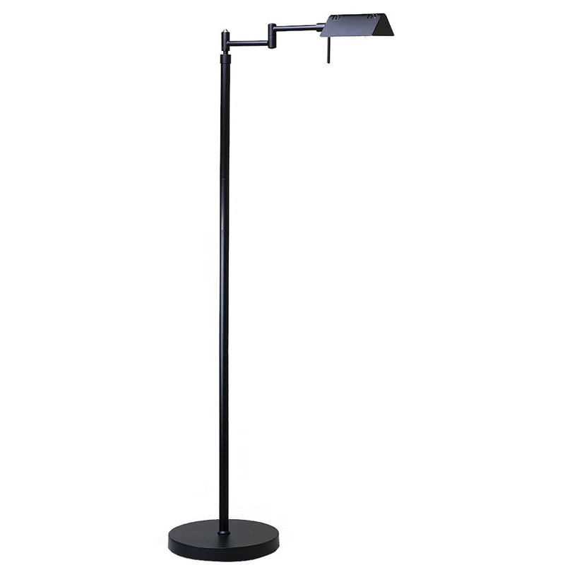 Dimmable LED Pharmacy Floor Lamp, Black