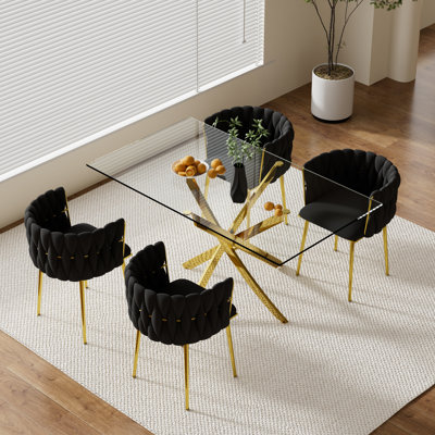 Ashveen Rectangular Restaurant Dining Set