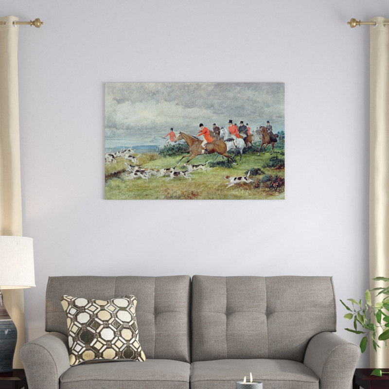 Reproduction de giclée sur toile tendue, H 16 po x l 24 po x P 1 po, Papier d'art encadré noir, Blanc