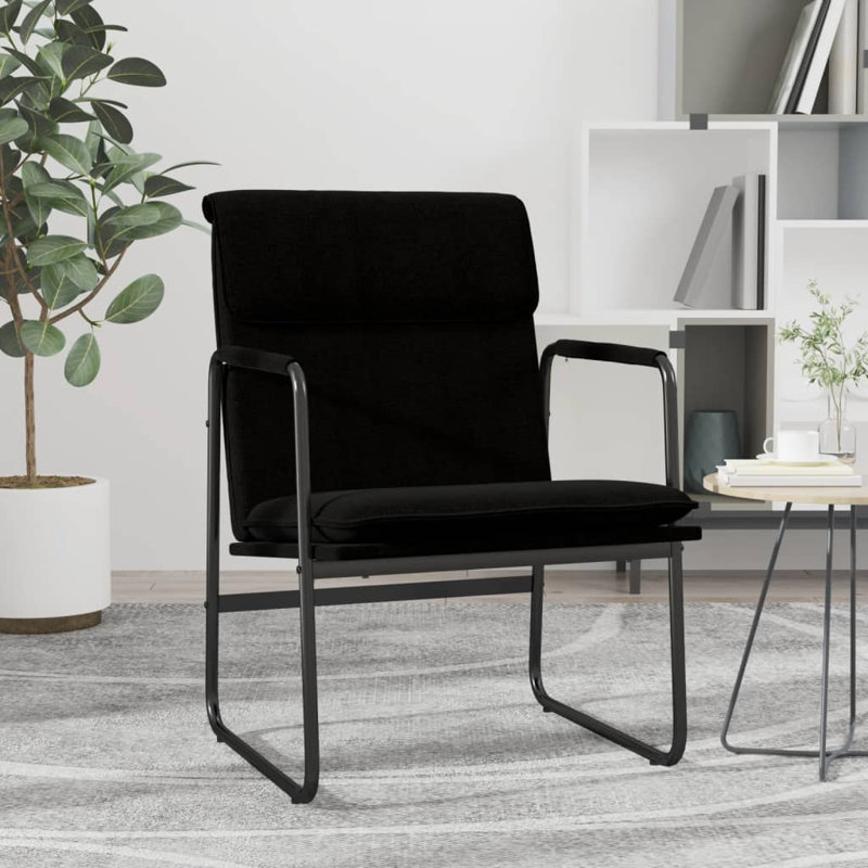 Kimora-Lee Upholstered Accent Chair, Black