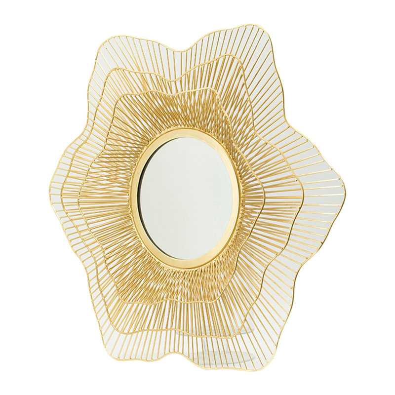 Miroir mural en métal D27x2,4 "pour la salle de bain