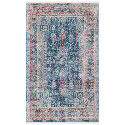 Massenburg Oriental Hand Woven Area Rug