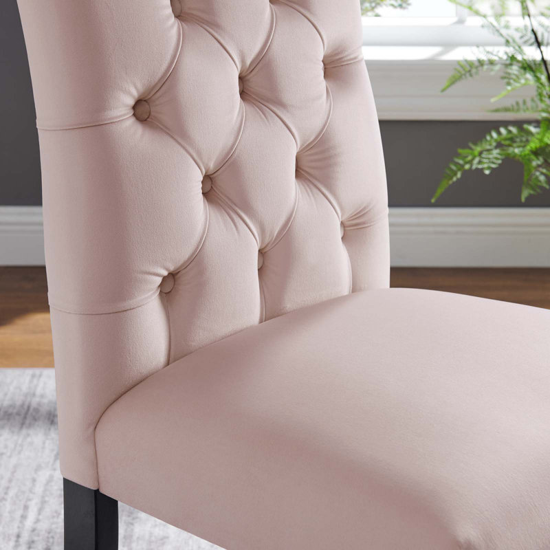 Ensemble de 2 chaises de salle à manger Duchess Performance, Rose