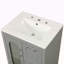Meuble-lavabo 24 po avec lavabo, meuble-lavabo avec deux tiroirs et porte, tablette réglable, bois massif et panneau de fibres à densité moyenne-854687860