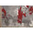 Haseltine Wool Grey/Red Area Rug-1536748888