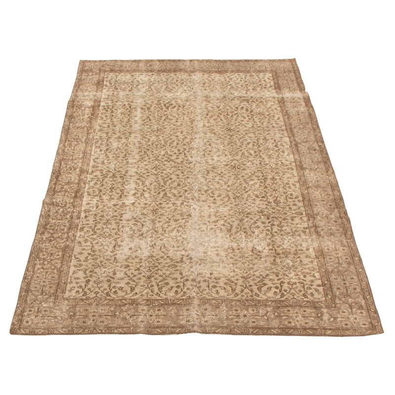 Tapis brun Melis Vintage 5 pi 1 po x 8 pi 4 po
